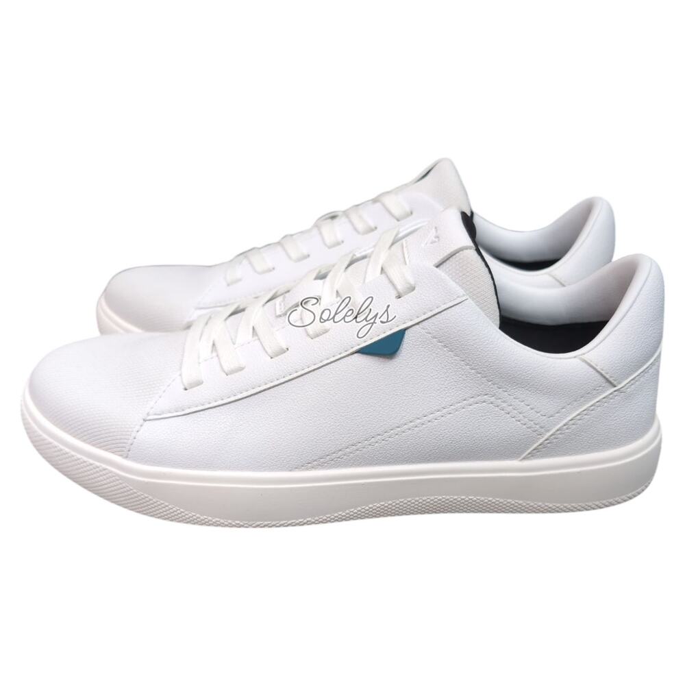 Vessi White Sneakers with Blue Accent - Picture 3 of 13